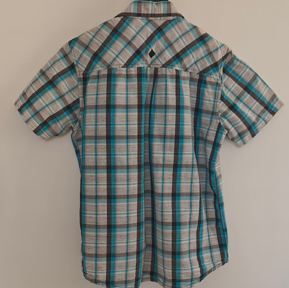 Prana Men's Uomo Tamarack Plaid Button Down Shirt Size S - Picture 2 of 4